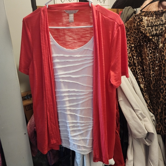 💋5/20 white stag blouse size large - Picture 1 of 4